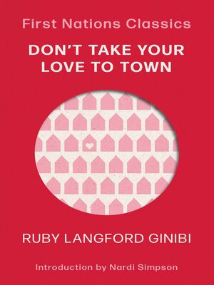 cover image of Don't Take Your Love to Town